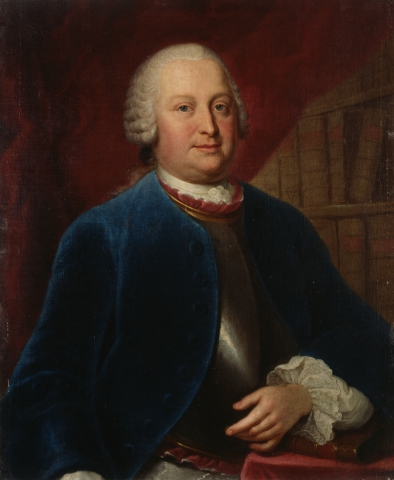 Henryk Brühl, Louis de Silvestre, ok. 1750