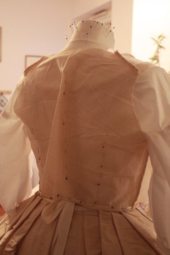 Suknia inspirowana strjami Madame de Pompadour