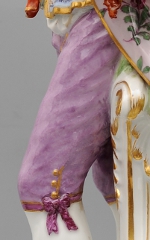 Ogrodnik, porcelana szkliwiona, malowana, złocona, wg modelu z 1762-1767, Miśnia