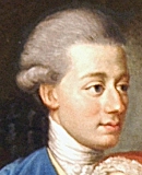 Bracia Franciszek i Kazimierz Rzewuscy na tle budowli Rzymu<br>Anton van Maron, 1772