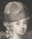Izabela Czartoryska z książkami przy klawikordzie, Giuseppe Marchi, 1777