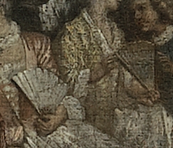 Menuet w parku /fragment/, Daniel Chodowiecki, XVIII w. 